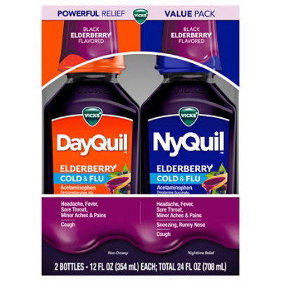 Vicks Cold & Flu Multi-symptom Resp - 24 OZ