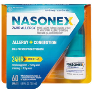Nasonex 24hr Allergy Relief, 60 Spray - .34 OZ
