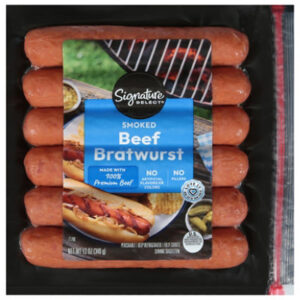 Signature Select Sausage Beef Bratwurst - 12 Oz