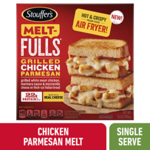 Stouffers Frozen Meal Grilled Chicken Parmesan Melt-full Sandwich 6.60oz Package - 6.6 OZ