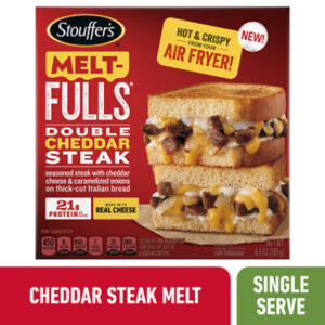 Stouffer's Frozen Meal Double Cheddar Steak Melt-full Sandwich 6.5oz Package - 6.5 OZ