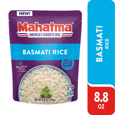 Mahatma Ready to Heat 90 Seconds Basmati Rice - 8.8 Oz