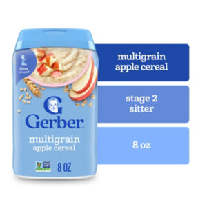 Gerber Cereal Multigrain Apple Bluberry - 6 CT