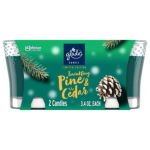Glade Candle Twinkling Pine & Cedar  2-3.4 Oz. - 2-3.4 OZ