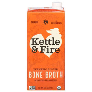 Kettle And Fire Bone Broth Chicken Turmeric Ginger - 32 OZ