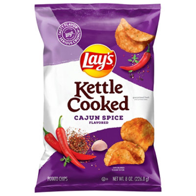 Lays Kettle Cajun Spice 8oz - 8 OZ