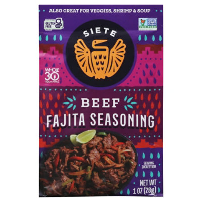 Siete Seasoning Beef Fajita - 1 OZ