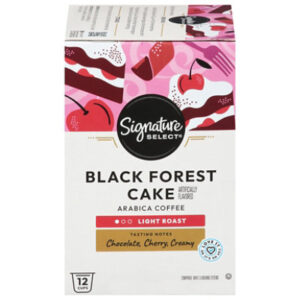 Signature Select Coffee Pods Black Forest Cake - 12 Count