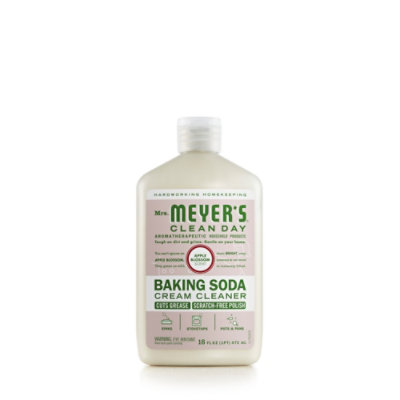 Mrs Meyers Clean Day Baking Soda Cream Cleaner Apple Blossom 16 Fl Oz - 16 FZ