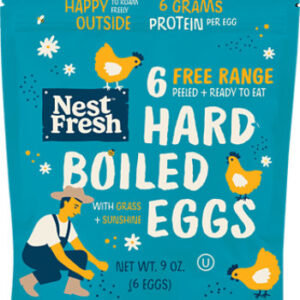 Nestfresh Free Range Hard Boiled Peeled Eggs 6 Ct - 6 CT