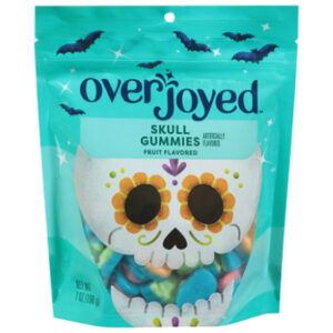 Overjoyed Fruit Flavored Skull Gummies - 7 Oz