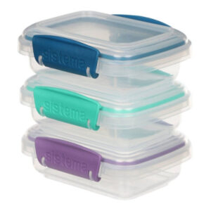 Pdq 200ml Rect 3pk Tri - Multi - EA