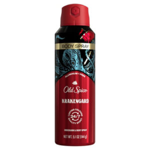 Old Spice Aluminum Free Body Spray For Men Krakengard 5.1 Oz - 5.1 OZ