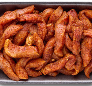 Pork Loin Strips Boneless Grillmaster Seasoning - LB