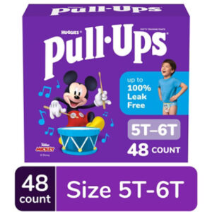 Pull-Ups Potty Training Underwear for Boys Size 5T to 6T - 48 Count