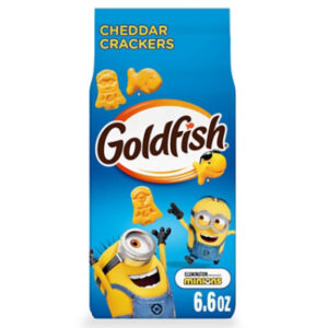 Pepperidge Farm Goldfish Minions Shaped Cheddar Crackers - 6.6 Oz