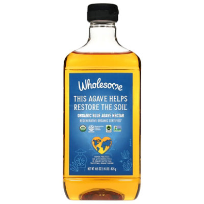 Wholesome Agave Blue Regenerative Organic - 18.5 FZ