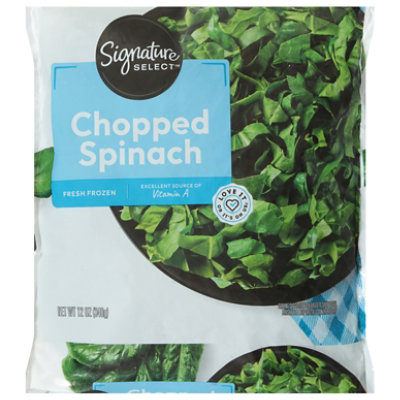 Signature Select Spinach Chopped 12 Oz - 12 OZ