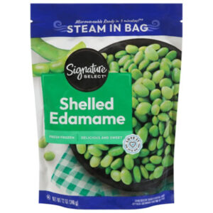 Signature Select Steam in Bag Edamame Soybeans Shelled 12 Oz - 12 OZ