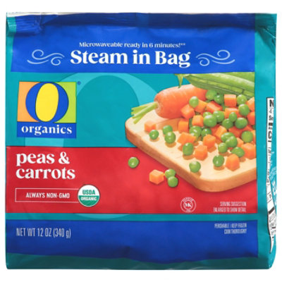 O Organics Peas & Carrots - 12 Oz