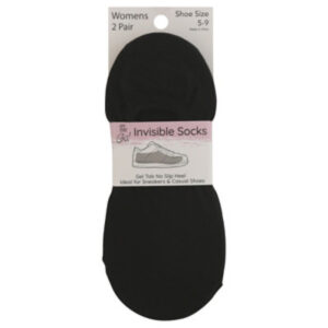 Otg W Inv Sck Blk Solid - 2 PR
