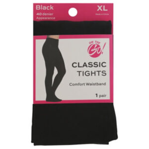 Otg Classic Tights Blk Xl - 1 PR