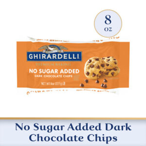 Ghirardelli No Sugar Added Dark Chocolate Chips - 8 OZ