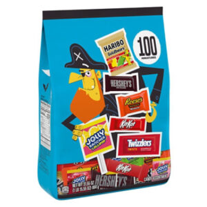 Hershey Miniatures Assorted Flavored Halloween Candy Bulk Bag - 31.55 Oz