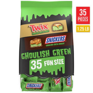 Mars Ghoulish Green Halloween Chocolate Variety Fun Size Bag - 20.13 OZ