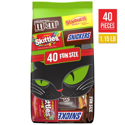 Mars Halloween Chocolate Sugar Variety Funsize - 18.5 OZ