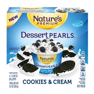 Natures Premium Dessert Pearls Cookies & Cream - 9.2 OZ