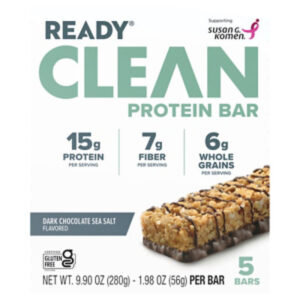 Ready Bar Dark Chocolate Seasalt - 5 CT