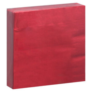Signature SELECT Red Beverage Napkins - 40 Count