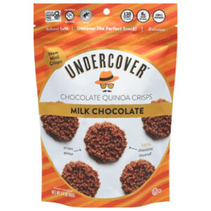 Undercover Quinoa Crisps Milk Chocolate - 3 OZ