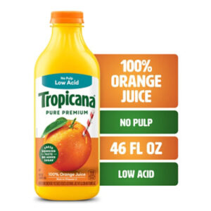 Tropicana Pure Premium 100% Orange Juice Original No Pulp Low Acid - 46 Fl. Oz.