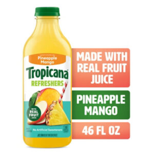 Tropicana Refreshers Pineapple Mango Juice Drink with Real Fruit Juice - 46 Fl. Oz.