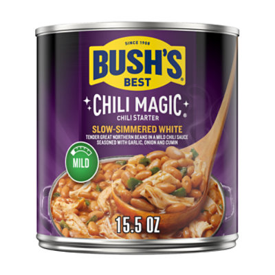 Bush's Chili Magic Slow Simmered White - 15.5 OZ