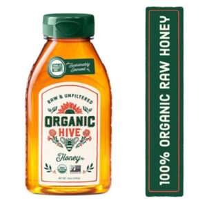 Organic Hive Honey Bottle - 12 Oz