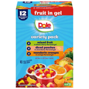 Dole Fruit Bowl Mix Frt Peach Mand - 12-4.3 OZ