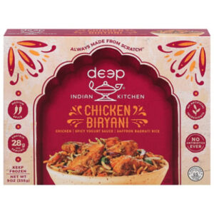 Deep Indian Kitchen Chicken Biryani W Rice - 9 OZ