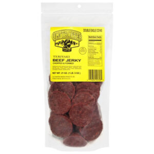 Old Trapper Teriyaki Double Eagle Beef Jerky Chopped And Formed 80 Ct - 80 CT