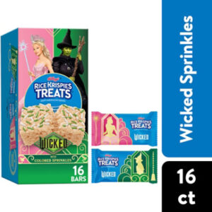Rice Krispies Treats Original with Colored Sprinkles Kids Snacks 16 Count - 11.2 Oz