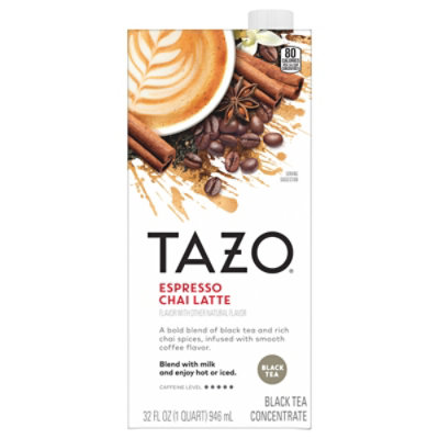 Tazo Tea Concentrate Espresso Chai Latte 32oz - 32 FZ