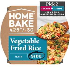 HomeBake 425?:30 Vegetable Fried Rice Frozen Side - 19.4 Oz