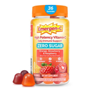 Emc 0 Sugar Orng Rasp Straw Gummies - 36 CT