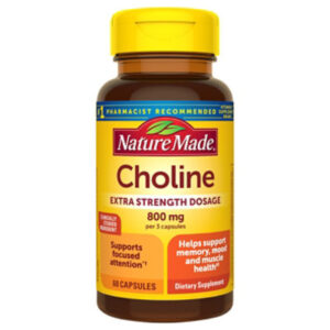 Nature Made Choline Capsules 800mg Extra Strength - 60 CT