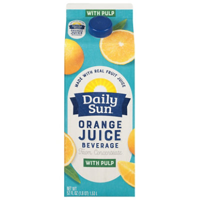 Daily Sun Orange Juice Beverage With Pulp 52 Fz - 52 FZ