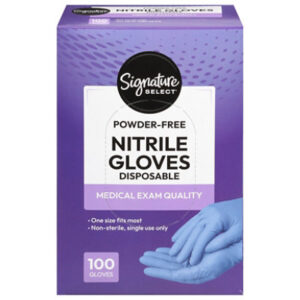 Signature Select Nitrile Powder Free Gloves 100 Ct - 100 CT