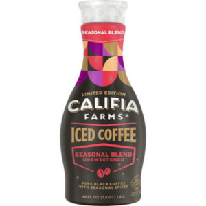 Califia Iced Coffee Holiday Blendcoffee 48 Fluid Ounces - 48 FZ