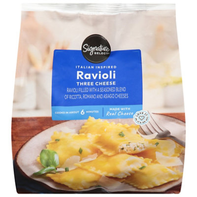 Signature Select Ravioli Three Cheese 25 Oz - 25 OZ